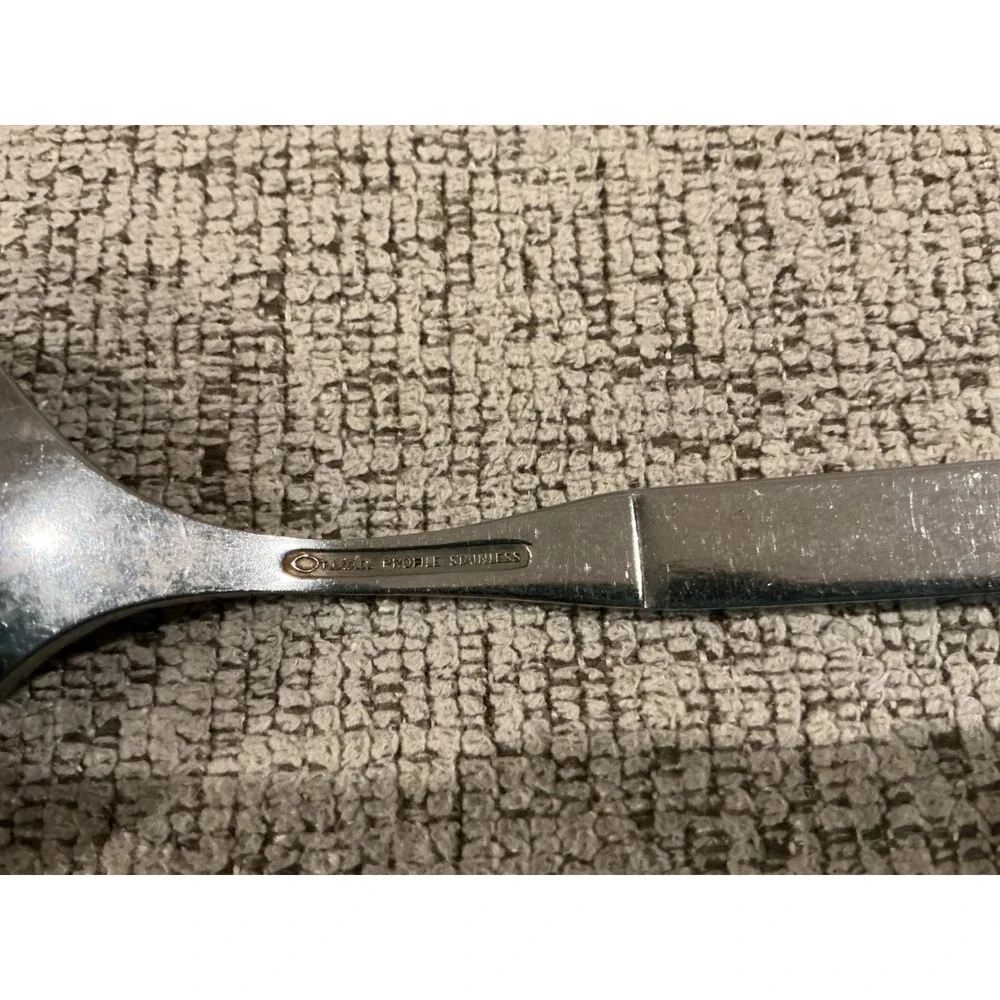 Oneida Profile Stainless Spoon Vintage Floral Pattern Flatware Silverware‎